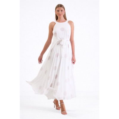 рокля,дамски,поли,и,рокли,дамски,облекла,размер,ella,boo,ella,print,polka,dot,sleeveless,dress,navy,or,beige,spot,navy