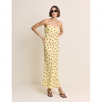 рокля,дамски,поли,и,рокли,nobodys,child,debbie,midi,dress,yellow