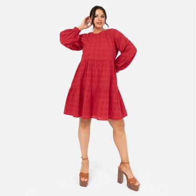 рокля,lovedrobe,lovedro,smock,dress,ld99,red
