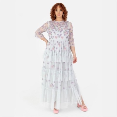 рокля,дамски,поли,и,рокли,maya,deluxe,maya,de,r,maxi,dress,ld99,glacier,grey