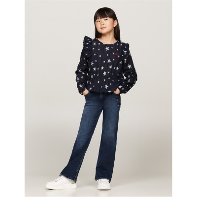 юношески,дънки,детски,облекла,tommy,hilfiger,bootcut,jeans,junior,blu,blk,0g0