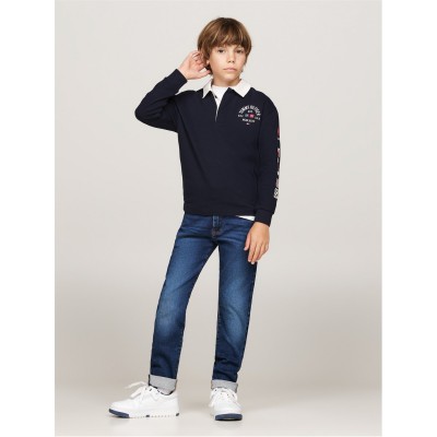 юношески,дънки,детски,облекла,tommy,hilfiger,straight,jeans,juniors,authentic,0gz