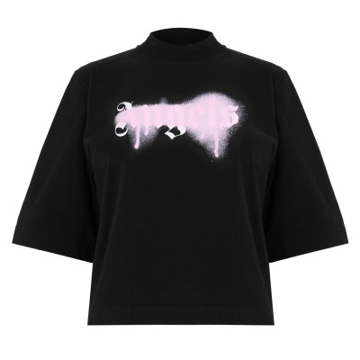 дамска,тениска,дамски,топове,palm,angels,women,s,t,shirt,black,pink