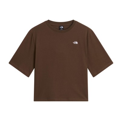 дамска,тениска,дамски,топове,the,north,face,tnf,essential,simple,dome,boxy,relaxed,t,shirt,womens,smokey,brown