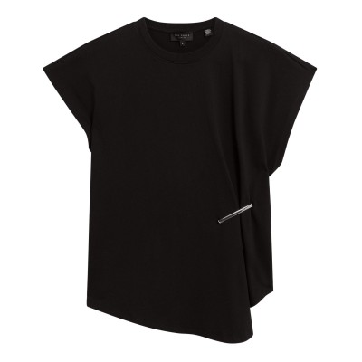 дамска,тениска,ted,baker,womens,metal,trim,t,shirt,black