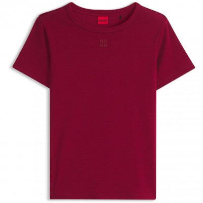 тениска,дамски,топове,hugo,deloris,tee,ld64,open,red,643