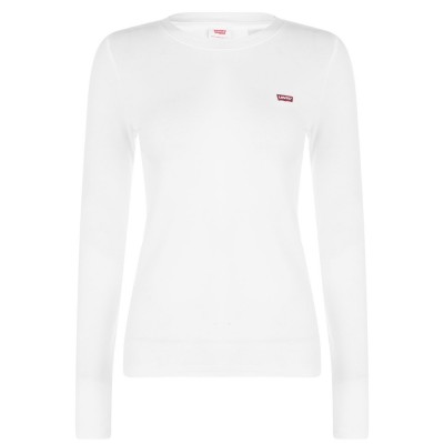 бебешка,тениска,дамски,топове,levis,long,sleeve,baby,t,shirt,white