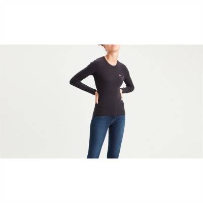 бебешка,тениска,дамски,тениски,levis,long,sleeve,baby,t,shirt,caviar