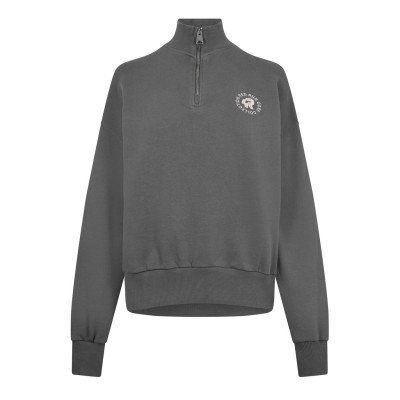 пуловер,дамски,горнища,с,качулка,дамски,ежедневни,облекла,red,run,quarter,zip,cotton,jumper,grey