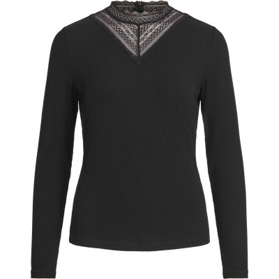 фланелка,с,дълъг,ръкав,дамски,топове,vila,long,sleeve,top,black
