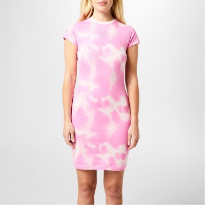 тениска,дамски,поли,и,рокли,hugo,nabilla,t,shirt,dress,medium,pink