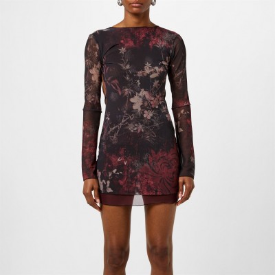 рокля,дамски,поли,и,рокли,jaded,london,maram,mesh,backless,mini,dress,multi