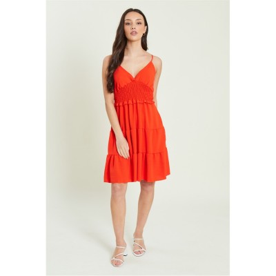 дамска,рокля,дамски,поли,и,рокли,be,you,mini,dress,womens,orange
