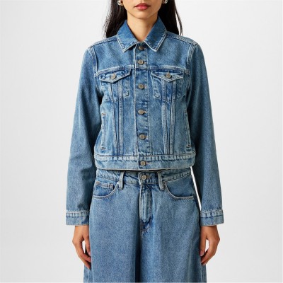 яке,дамски,якета,и,палта,good,american,shrunk,trucker,jacket,indigo682