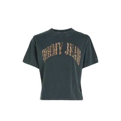 дамски,тениски,tommy,jeans,tjw,cls,leo,ss,charcoal,leo