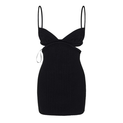 рокля,дамски,поли,и,рокли,off,white,cut,out,rib,mini,dress,black