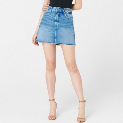 пола,дамски,къси,панталони,good,american,good,waist,mini,skirt,indigo,900