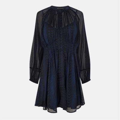 рокля,дамски,поли,и,рокли,french,connection,women's,grace,artemis,smock,dress,blackout