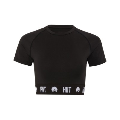 къса,блуза,дамски,топове,hiit,essential,crop,top,black