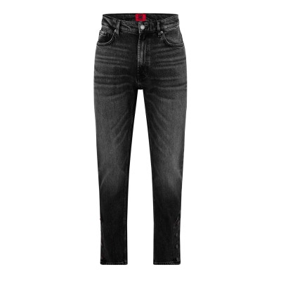 дънки,мъжки,дънки,hugo,red,label,jeans,black,005
