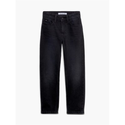 дънки,детски,облекла,calvin,klein,jeans,straight,washed,jeans,black,1by