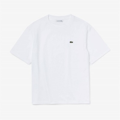 тениска,дамски,тениски,lacoste,classic,t,shirt,white,001