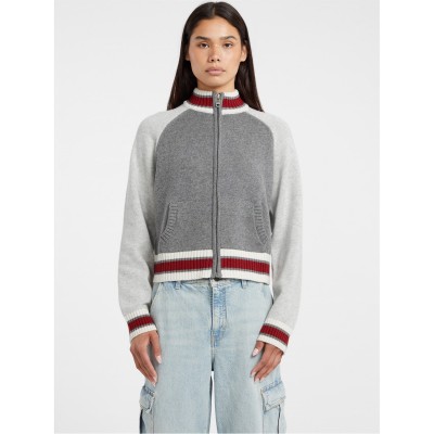 дамски,плетени,дрехи,дамски,топове,guess,guess,zip,intarsia,ld54,cobblestone,hth