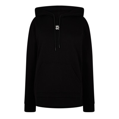 суичър,дамски,блузи,hugo,stack,logo,over,the,head,hoodie,black
