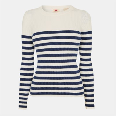дамски,плетени,дрехи,дамски,топове,levis,levis,rib,crew,sw,ld54,adrienne,stripe