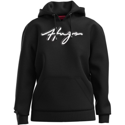 дамски,суичър,дамски,ежедневни,облекла,hugo,hugo,easy,oth,hoodie,womens,black,001