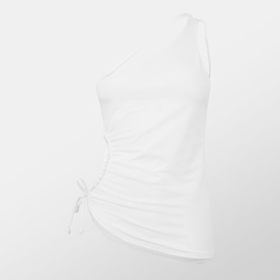 missy,empire,asymmetric,cut,out,top,womens,white
