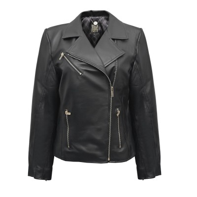 дамско,яке,дамски,жилетки,biba,womens,genuine,sheepskin,biker,4,pocket,leather,jacket,black