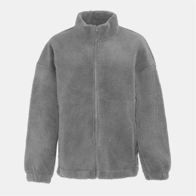 дамско,яке,промоция,на,зимни,облекла,дамски,жилетки,soulcal,cal,sherpa,jacket,ladies,grey