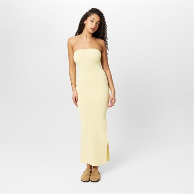 рокля,дамски,плетени,дрехи,jack,wills,bandeau,dress,buttercream