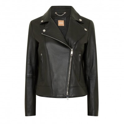 яке,дамски,якета,и,палта,boss,women's,sajin,leather,jacket,black