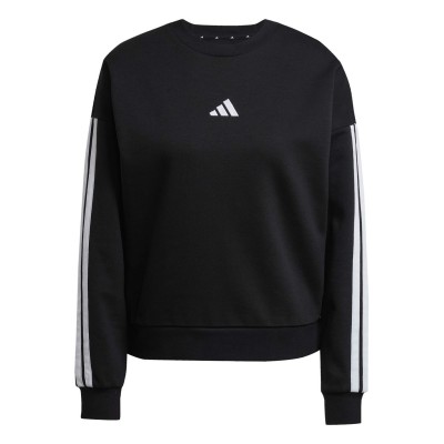дамска,блуза,разпродажба,adidas,дамски,блузи,adidas,essentials,studio,lounge,3,stripes,sweatshirt,womens,black