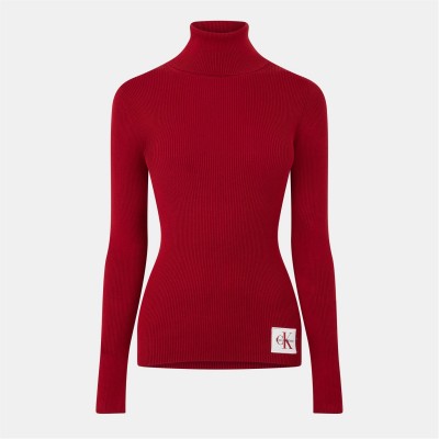 дамски,плетени,дрехи,дамски,топове,calvin,klein,jeans,ckj,wov,roll,neck,ld54,winery