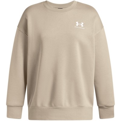дамска,поларена,блуза,разпродажба,under,armour,дамски,блузи,дамски,облекла,размер,under,armour,armour,essential,fleece,os,crew,sweatshirt,womens,brown