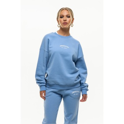 блуза,дамски,блузи,good,for,nothing,sweatshirt,powder,blue,blue