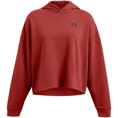 дамска,блуза,разпродажба,under,armour,дамски,блузи,under,armour,armour,ua,rival,terry,os,hoodie,sweatshirt,womens,orange