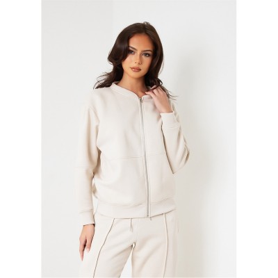 яке,дамски,блузи,missy,empire,jacket,sweatshirt,cream