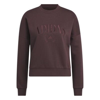 дамска,блуза,разпродажба,adidas,дамски,блузи,adidas,cozy,holiday,graphic,sweatshirt,womens,brown