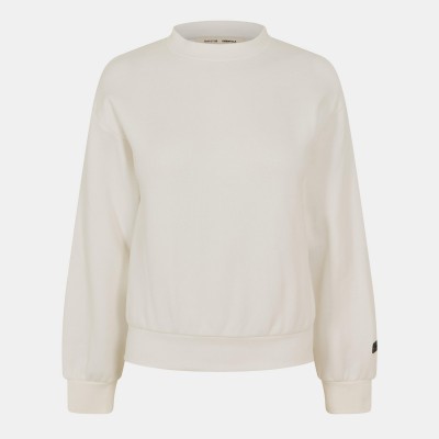 дамска,блуза,дамски,ежедневни,облекла,fear,of,god,essentials,women,s,relaxed,fit,crew,sweatshirt,cloud,white