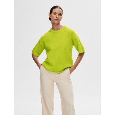 дамски,плетени,дрехи,дамски,топове,selected,femme,selected,maline,knit,ld42,lime,green