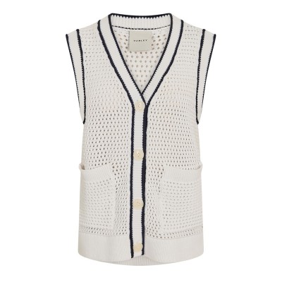 потник,дамски,плетени,дрехи,дамски,топове,varley,women's,ribbed,knitted,tank,top,white,bl,night