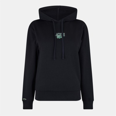 суичър,дамски,горнища,с,качулка,дамски,ежедневни,облекла,lacoste,logo,hoodie,black