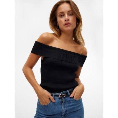 дамски,плетени,дрехи,дамски,топове,vero,moda,willow,off,top,ld99,black
