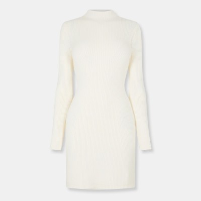 дамска,рокля,дамски,плетени,дрехи,jack,wills,women,s,rib,contour,knitted,jumper,dress,vintage,white