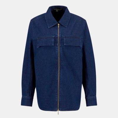 дамска,риза,с,дълъг,ръкав,дамски,якета,и,палта,barbour,women,s,arla,cotton,long,sleeve,full,zip,overshirt,rinse,wash