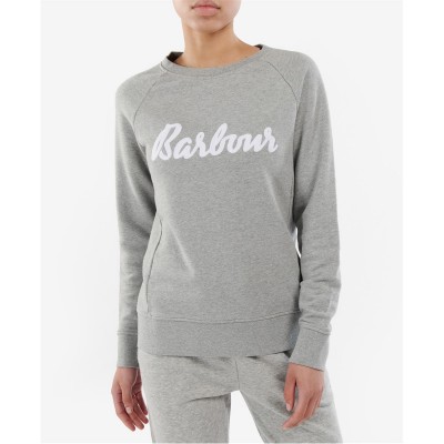 блуза,дамски,горнища,с,качулка,дамски,ежедневни,облекла,barbour,otterburn,sweatshirt,lt,grey,marl